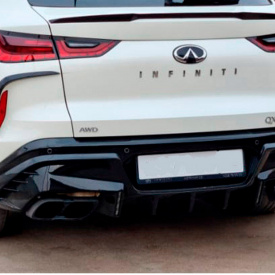 Насадки Missuro Larte Design на глушитель — тюнинг Infiniti QX55 (J55)