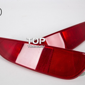 Светодиодные вставки в задний бампер HB Crystal LED на Hyundai Solaris