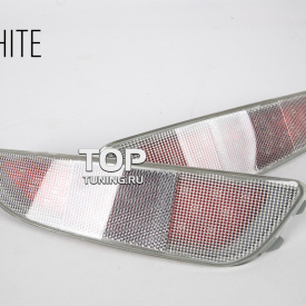 Светодиодные вставки в задний бампер HB Crystal LED на Hyundai Solaris