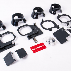 Переходные рамки с блендами для замены линз на Hella 3 в фарах Geely Monjaro (2021-2025) 