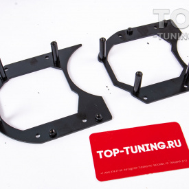 Переходные рамки с блендами для установки линз Hella 3 в Geely Tugella FY11 (2019-2024) под 3 линзы