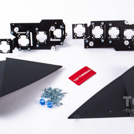 Переходные рамки с для установки линз Hella 3 в Geely Tugella FY11 (2019-2024) под 4 линзы