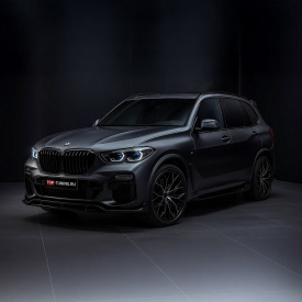 Элероны GT2 под М-пороги — тюнинг BMW X5 (G05) 