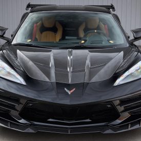 Сплиттер Avatar Larte Design на передний бампер — тюнинг Corvette Stringray C8