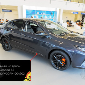 Молдинги на двери OMODA S5 (2022-2023)