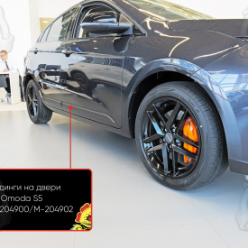 Молдинги на двери OMODA S5 (2022-2023)