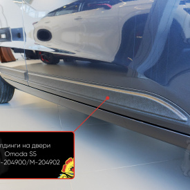 Молдинги на двери OMODA S5 (2022-2023)
