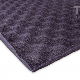 Поролоновая шумоизоляция ComfortMat Soft Wave 15 (700 х 1000 мм.) для авто