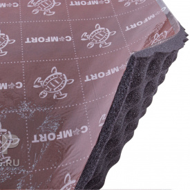 Поролоновая шумоизоляция ComfortMat Soft Wave 15 (700 х 1000 мм.) для авто