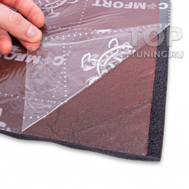 Поролоновая шумоизоляция ComfortMat Soft Wave 15 (700 х 1000 мм.) для авто