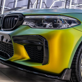 Центральная накладка SCL Competition на передний бампер — Тюнинг BMW М5 (F90)