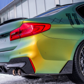 Элероны SCL Competition на задний бампер — Тюнинг BMW М5 (F90)