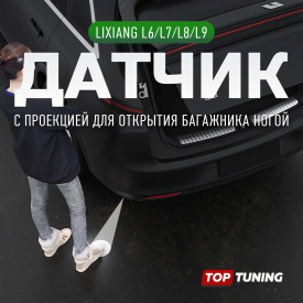 Kick Sensor c проекцией для открытия багажника ногой в Lixiang