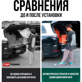 Kick Sensor c проекцией для открытия багажника ногой в Lixiang