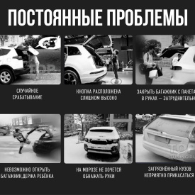 Kick Sensor c проекцией для открытия багажника ногой в Lixiang