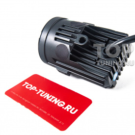 Круглые светодиодные БИ-линзы Adventure 2″, 5500K - 2 шт.