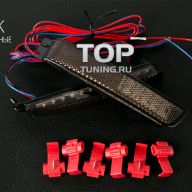 Светодиодные вставки в задний бампер Epistar на Nissan