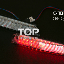 Светодиодные вставки в задний бампер Epistar на Nissan