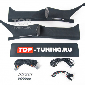 Акустические стойки Zest с СЧ динамиками в подиумах — автозвук Lixiang