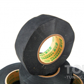  Термостойкая тканевая изолента для проводки в авто – 25 мм х 25 метров (1 шт.)