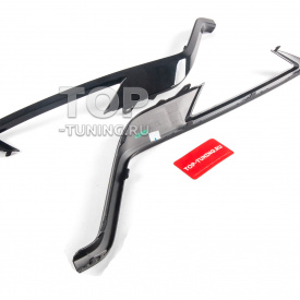 Молдинги на передний бампер R-Dеsign для Volvo XC60 II (2021-2025 рecтайлинг)