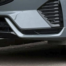 Молдинги на передний бампер R-Dеsign для Volvo XC60 II (2021-2025 рecтайлинг)