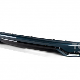 Диффузор на задний бампер R-Dеsign для Volvo XC60 II (2021-2025 рecтайлинг)