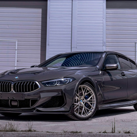 Накладки SCL POWER на пороги — Тюнинг BMW 8 (G16)