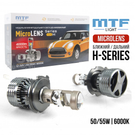 Светодиодные мини линзы MTF MicroLENS для фар авто