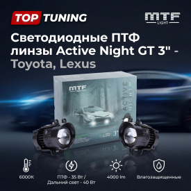 Светодиодные ПТФ линзы Active Night GT 3