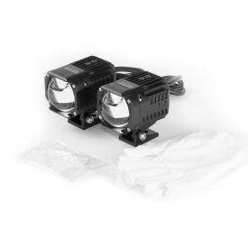 Квадратные светодиодные БИ-линзы ALL-TERRAIN 2″ 6000K - 2 шт