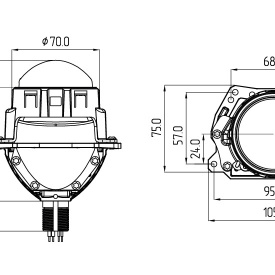 Cветодиодные БИ-линзы Technik Division 2.5
