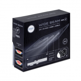 Cветодиодные БИ-линзы WideBeam MINI 2″ 5500K - 2 шт