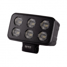 Прямоугольный прожектор светодиодный MTF Light Maximum Black (6 светодиодов. 12-24V, 3000 lm, 5000K)