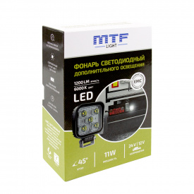 Светодиодный фонарь MTF LIGHT (11 Вт, 12-60В, 1200лм, 6000К)