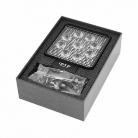 Квадратный светодиодный фонарь MTF LIGHT (15 Вт, 12-60В, 1950лм, 6000К)