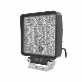 Квадратный светодиодный фонарь MTF LIGHT (27 Вт, 12-24В, 3000лм, 6000К)