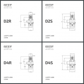 Светодиодные лампы MTF Light Luxoptic 6000К (D-тип) для авто