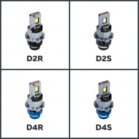Светодиодные лампы MTF Light Luxoptic 6000К (D-тип) для авто