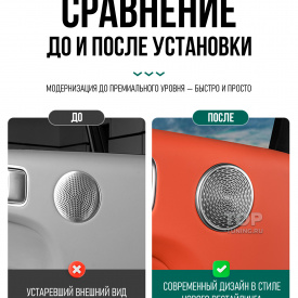 Сетки Platinum на динамики дверей Lixiang L6, L7, L8, L9 – Новый дизайн 2025+