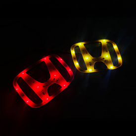 Гибкая вставка под эмблему LED на Honda