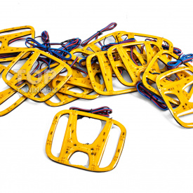 Гибкая вставка под эмблему LED на Honda