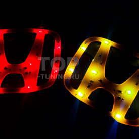 Гибкая вставка под эмблему LED на Honda