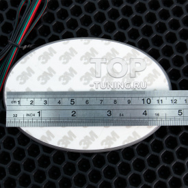 Светодиодная вставка под эмблему LED на Toyota (126х85 мм)