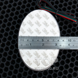 Светодиодная вставка под эмблему LED на Toyota (126х85 мм)