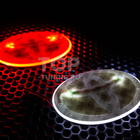 Светодиодная вставка под эмблему LED на Toyota (126х85 мм)