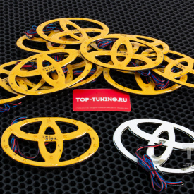 Гибкая светодиодная вставка под эмблему LED на Toyota