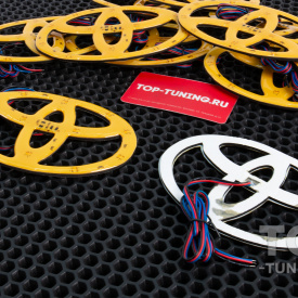 Гибкая светодиодная вставка под эмблему LED на Toyota