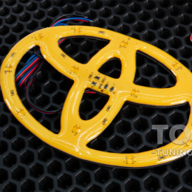 Гибкая светодиодная вставка под эмблему LED на Toyota