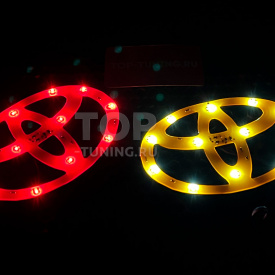 Гибкая светодиодная вставка под эмблему LED на Toyota
